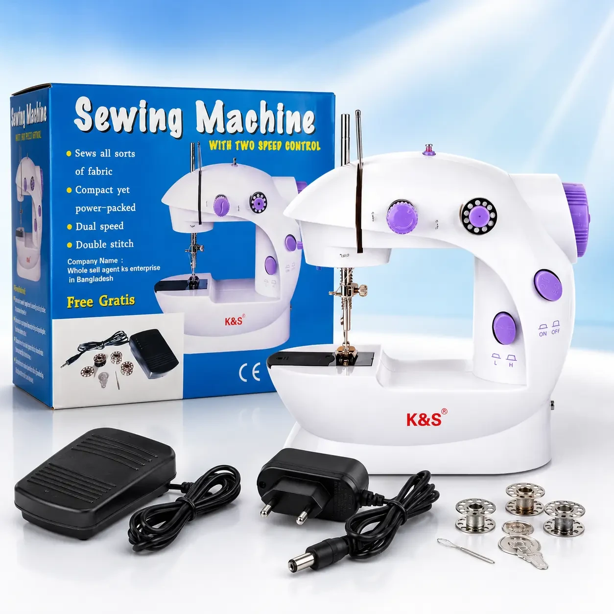 Portable Sewing Machine MLSM-202Best Mini Sewing Machine for Home Use